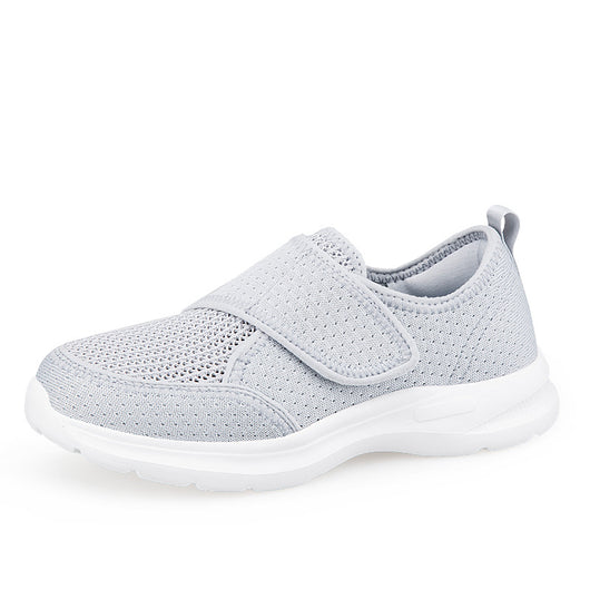 Velcro Elderly Shoes for Wide Feet and High Insteps ? Unisex Autumn Athletic Shoes