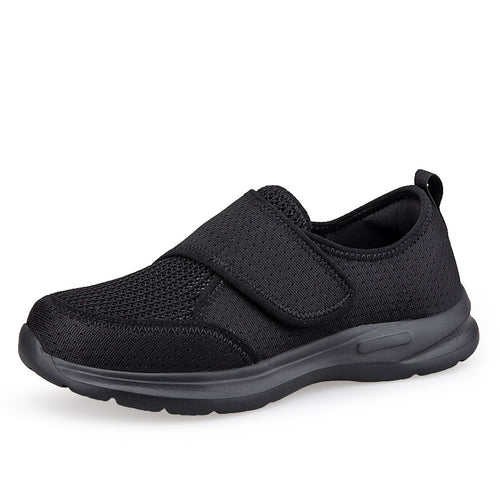 Velcro Elderly Shoes for Wide Feet and High Insteps ? Unisex Autumn Athletic Shoes