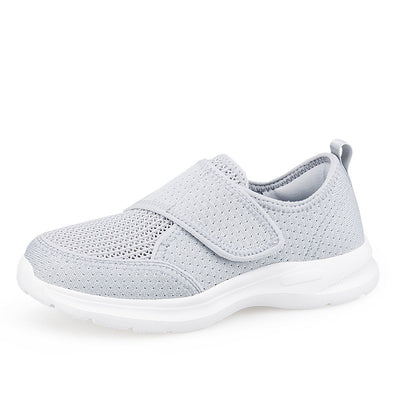 Velcro Elderly Shoes for Wide Feet and High Insteps ? Unisex Autumn Athletic Shoes