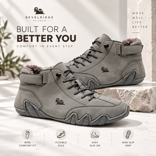 BevelRidge™ Genuine Leather Comfort Boots