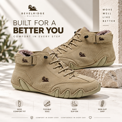 BevelRidge™ Genuine Leather Comfort Boots