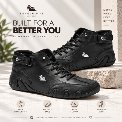 BevelRidge™ Genuine Leather Comfort Boots
