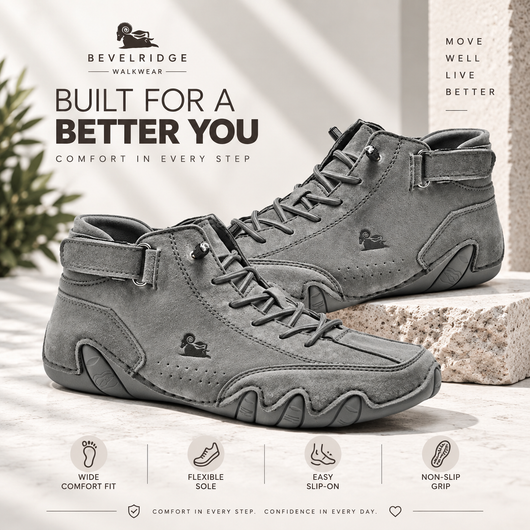 BevelRidge™ Genuine Leather Comfort Boots