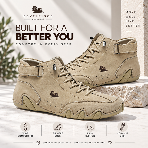 BevelRidge™ Genuine Leather Comfort Boots